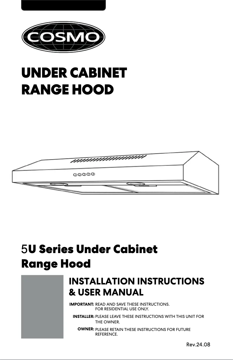 Page 1 de la notice Manuel utilisateur Cosmo COS-5U30-BK