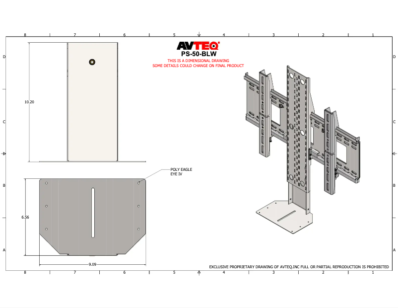 Page n°1 - Manuel utilisateur Avteq PS-50-BLW