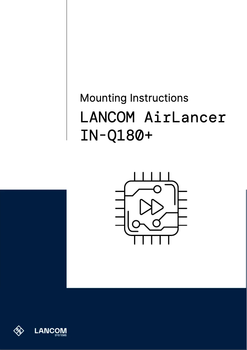 Página 1 del manual Manual de usuario Lancom AirLancer IN-Q180+