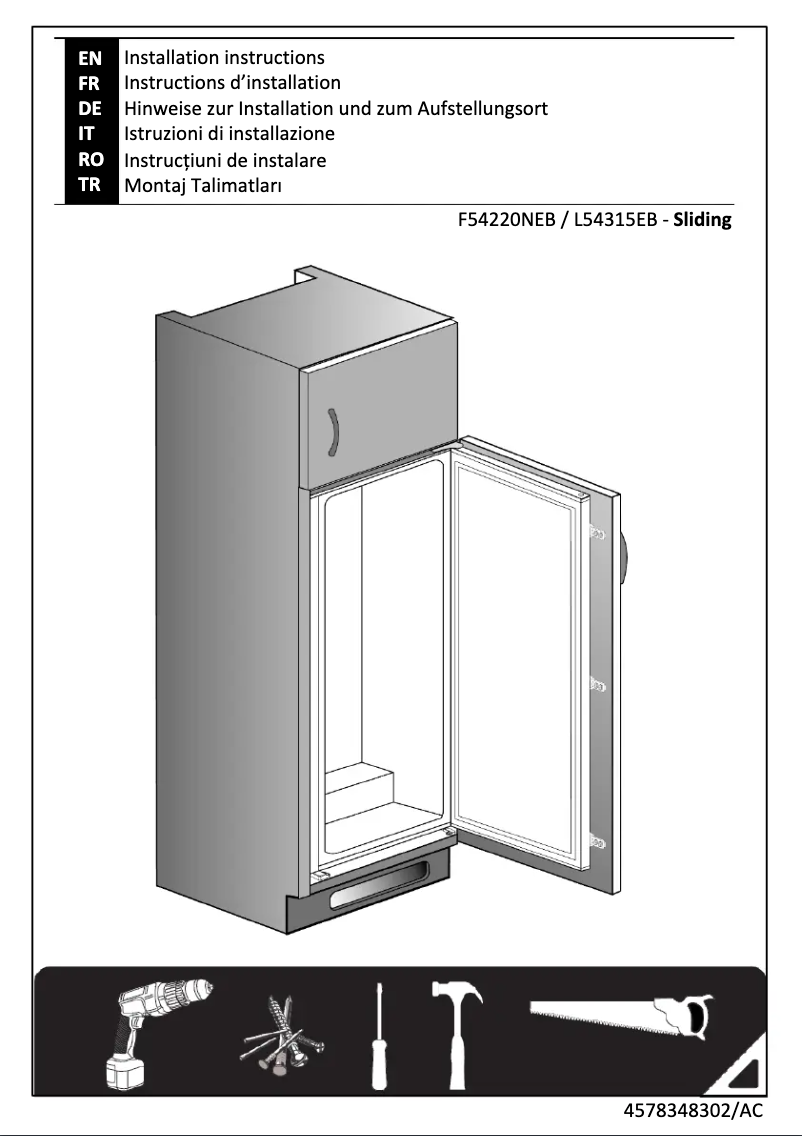 Image de la première page du manuel de l'appareil BLSD3577