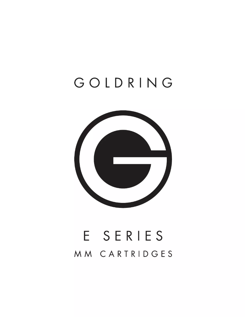 Page 1 de la notice Manuel utilisateur Goldring E3