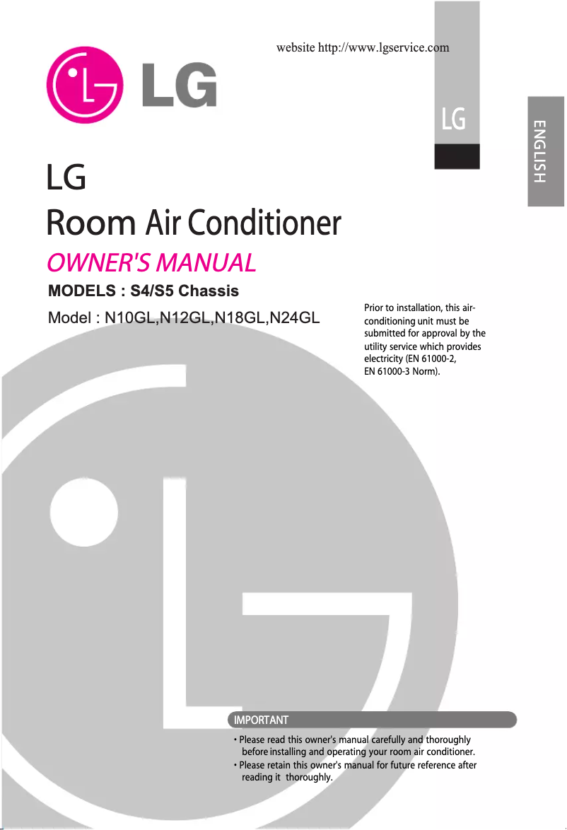 Page 1 of the manual User Manual LG HS-C0964F73