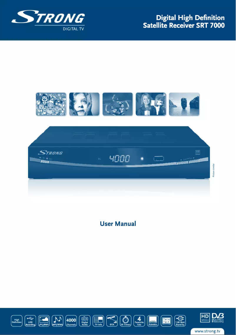 Image de la première page du manuel de l'appareil SRT 7000