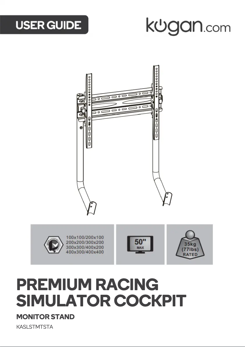 Page n°1 - Manuel utilisateur Kogan KASLSTMTSTA