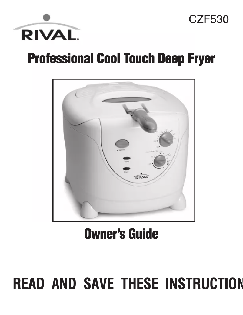 Page 1 de la notice Manuel utilisateur Rival CZF530
