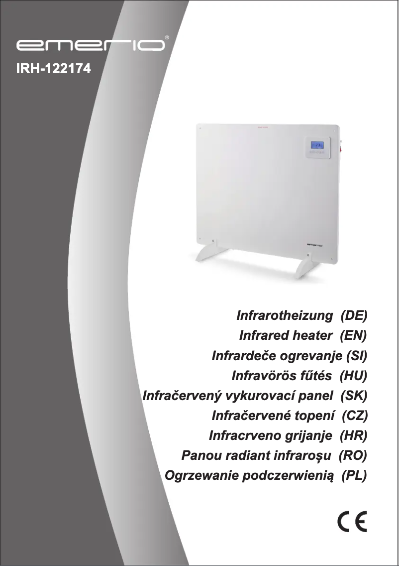 Page 1 de la notice Manuel utilisateur Emerio IRH-122174