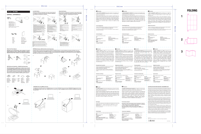 Página 1 del manual Manual de usuario Targus ASP95MKGLX