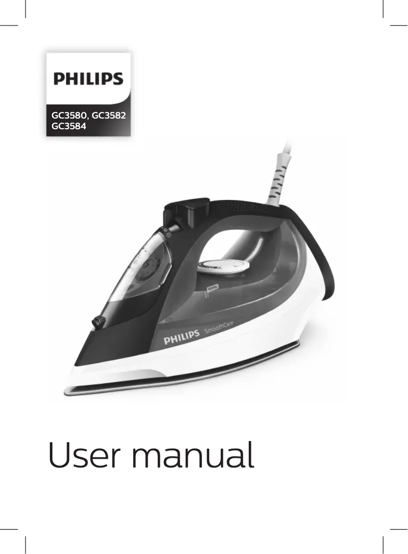 Page 1 de la notice Manuel utilisateur Philips Easycare GC3633