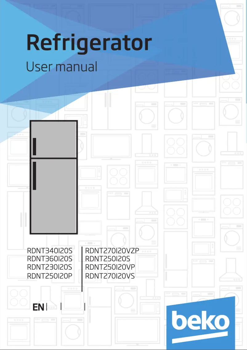 Page n°1 - Manuel utilisateur Beko RDNT270I20VZP