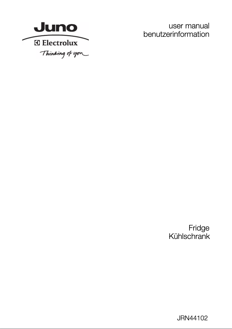 Image de la première page du manuel de l'appareil JRN44102