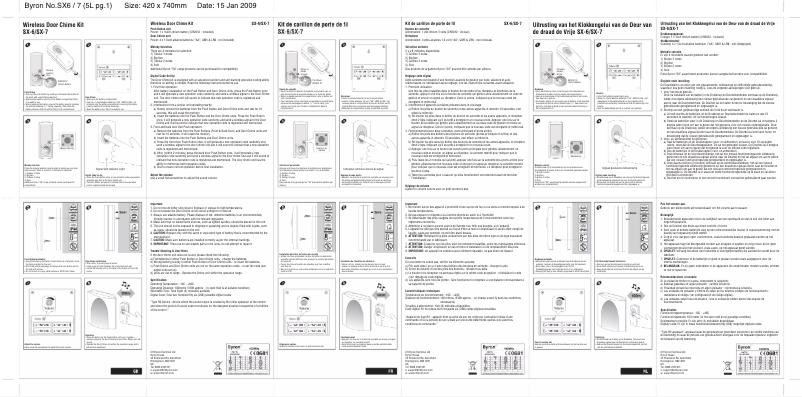 Página 1 del manual Manual de usuario Byron SX6