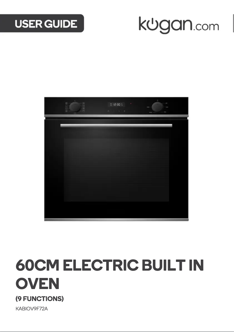 Page n°1 - Manuel utilisateur Kogan KABIOV9F72A