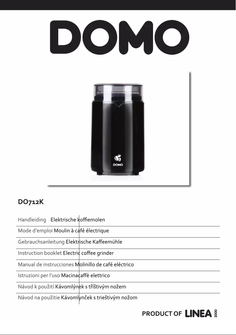 Page n°1 - Manuel utilisateur Domo DO712K