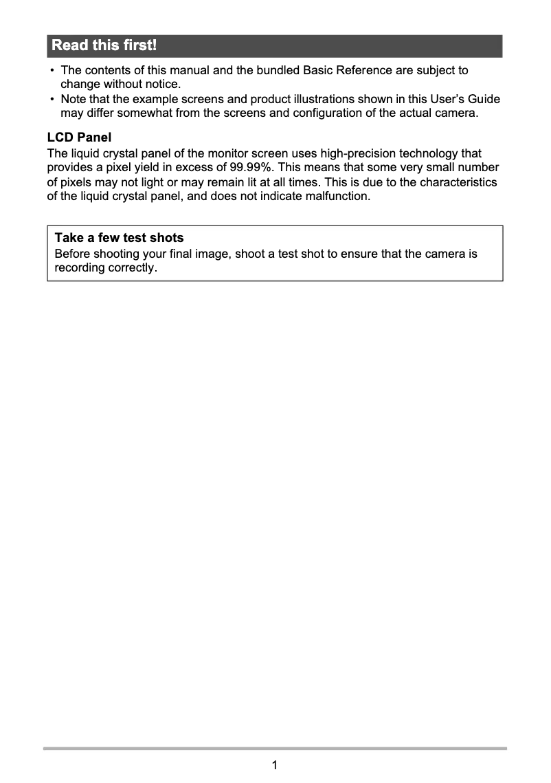 Page 1 de la notice Manuel utilisateur Pentacon Luxmedia 16-Z24S