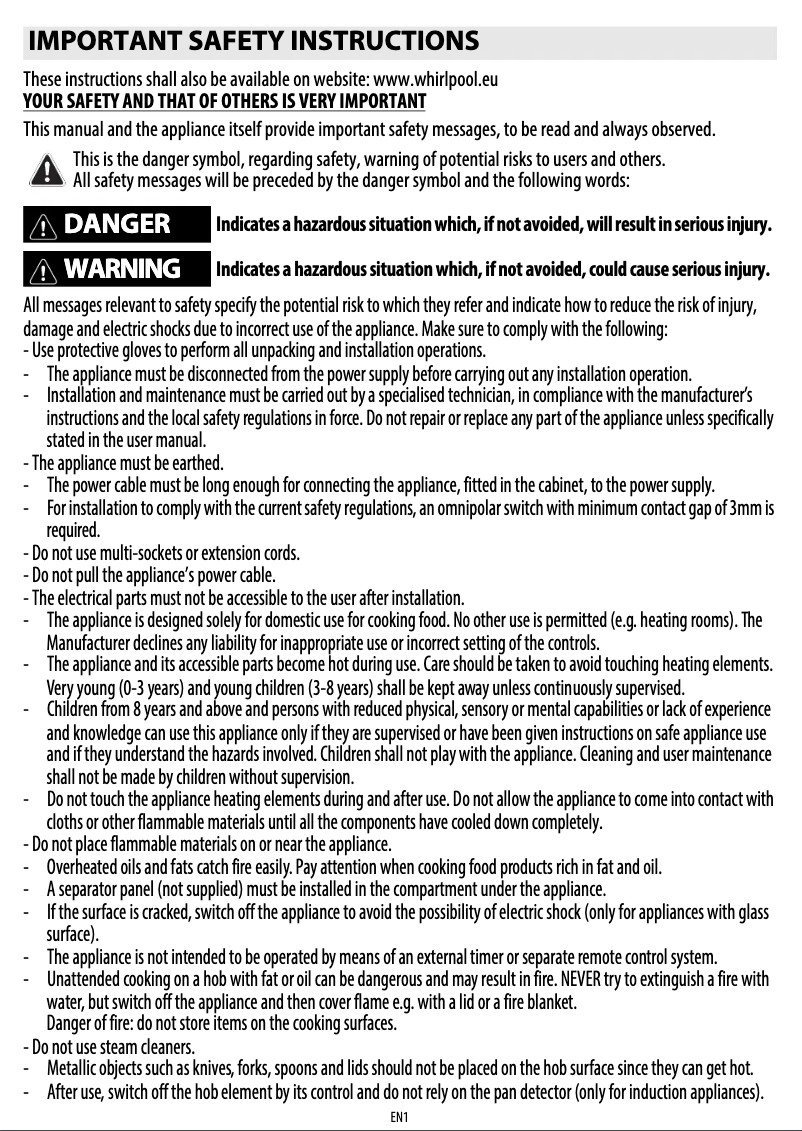 Image de la première page du manuel de l'appareil ACM 556/NE