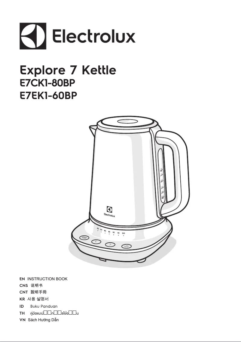 Page n°1 - Manuel utilisateur Electrolux Explore 7 E7CK1-80BP