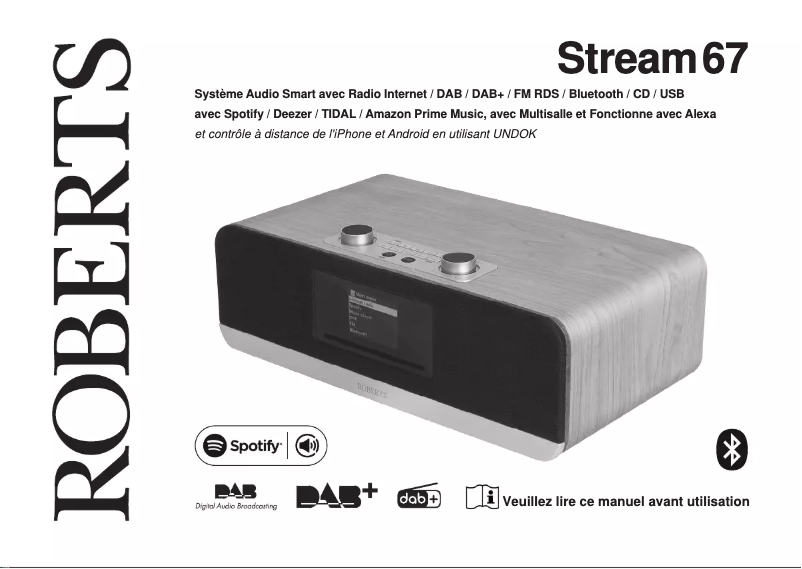 Page 1 de la notice Manuel utilisateur Roberts Stream 67
