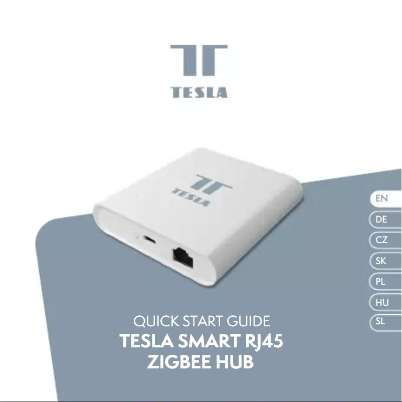 Page n°1 - Manuel utilisateur Tesla TSL-GW-GT03ZG