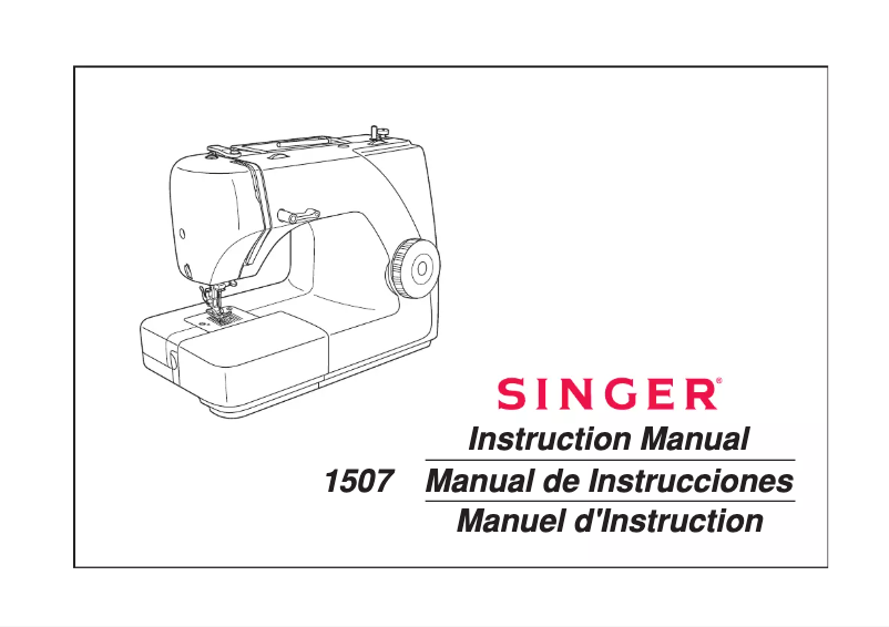 Page 1 de la notice Manuel utilisateur Singer MC 1507