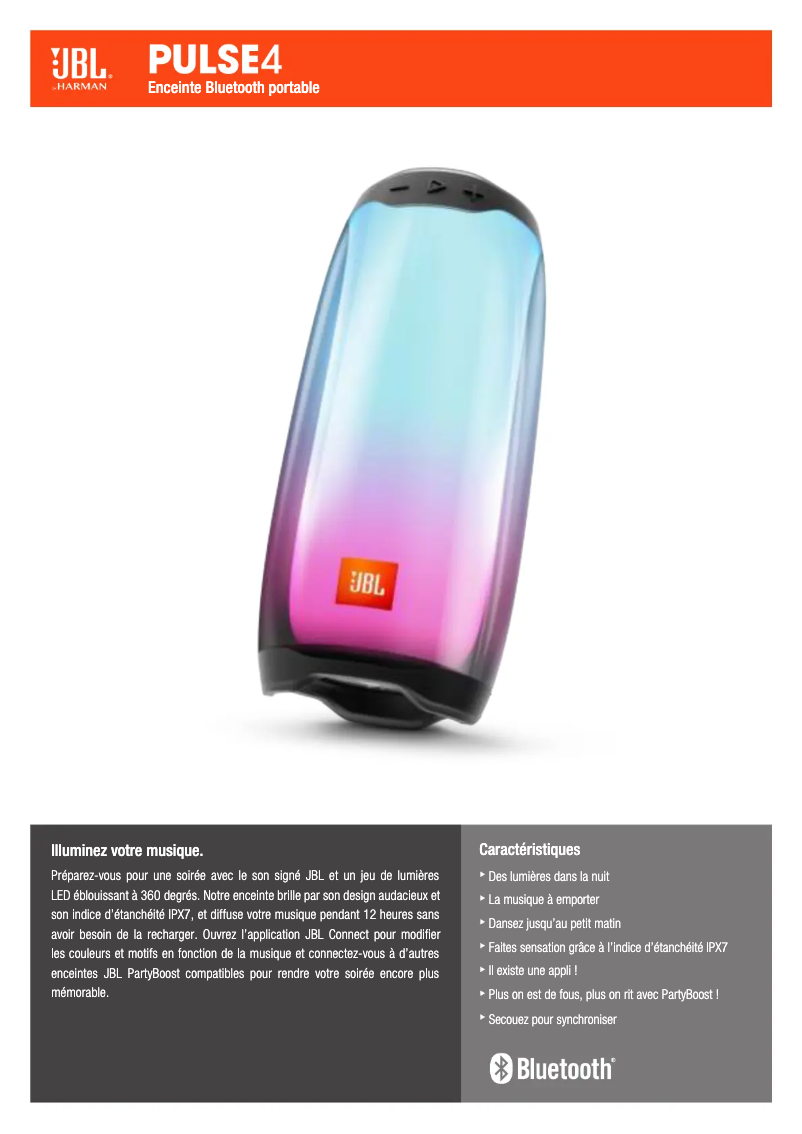 Image de la première page du manuel de l'appareil Pulse 4