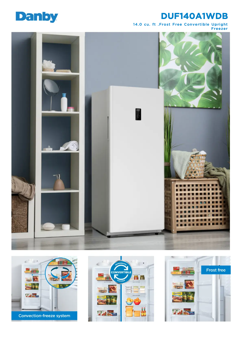 Image de la première page du manuel de l'appareil DUF140A1WDB