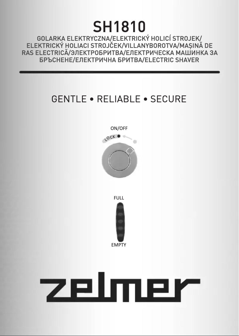 Page 1 de la notice Manuel utilisateur Zelmer SH1810