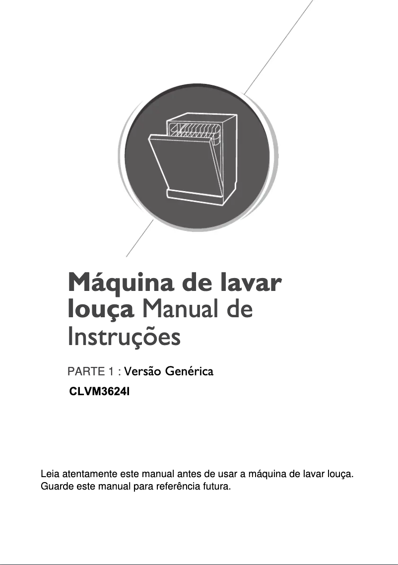 Image de la première page du manuel de l'appareil CLVM3624I