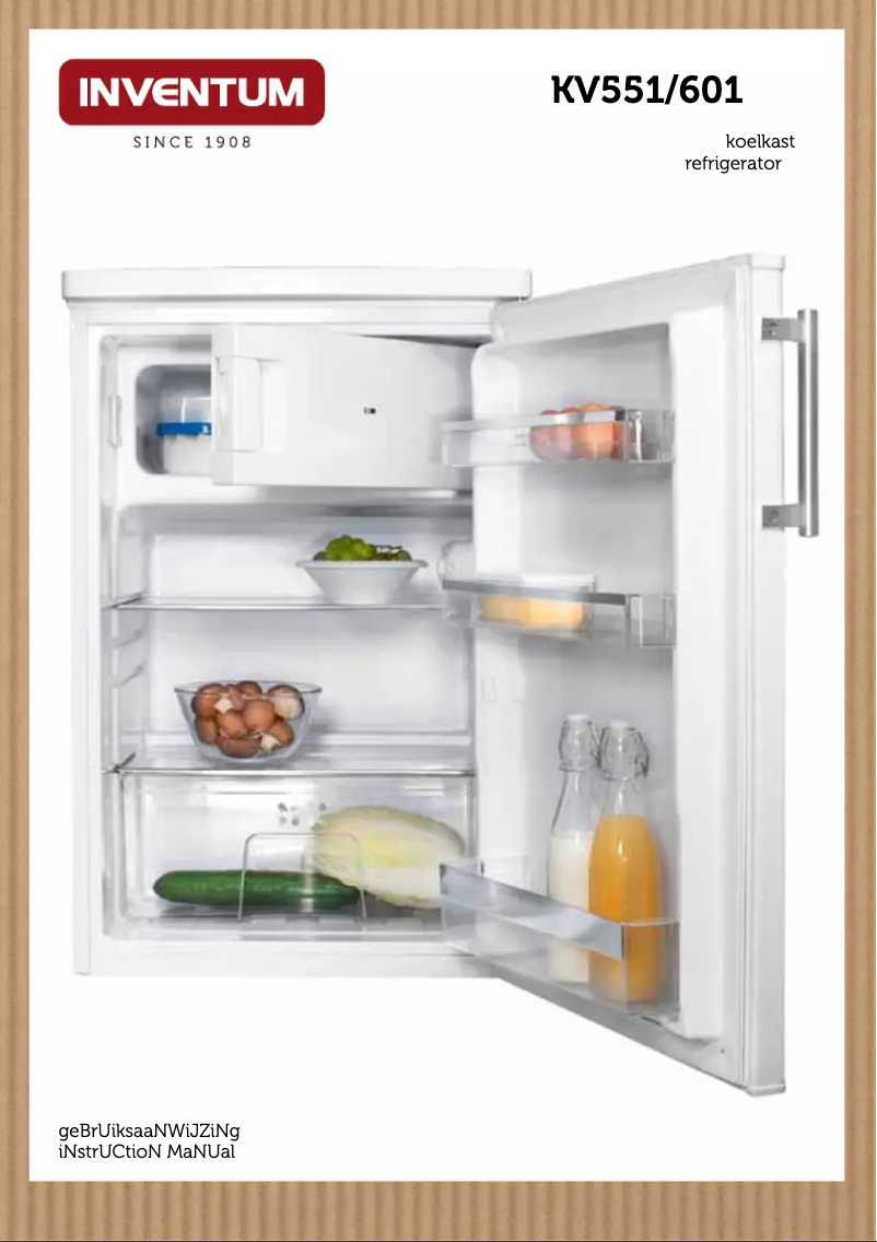 Image de la première page du manuel de l'appareil KV601