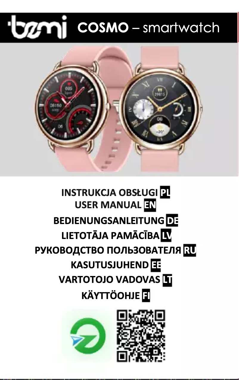 Page n°1 - Manuel utilisateur BEMI Cosmo