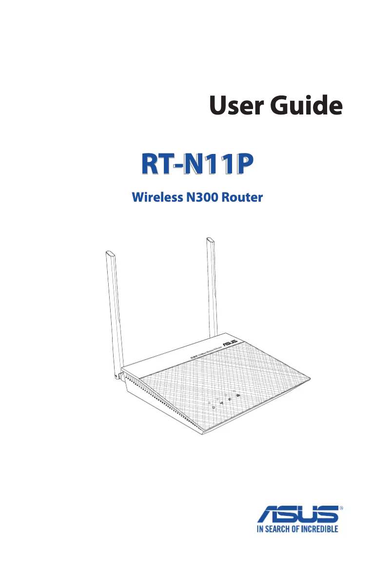 Page 1 de la notice Manuel utilisateur Asus RT-N11P