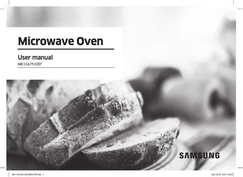 Page n°1 - Manuel utilisateur Samsung ME11A7510DG