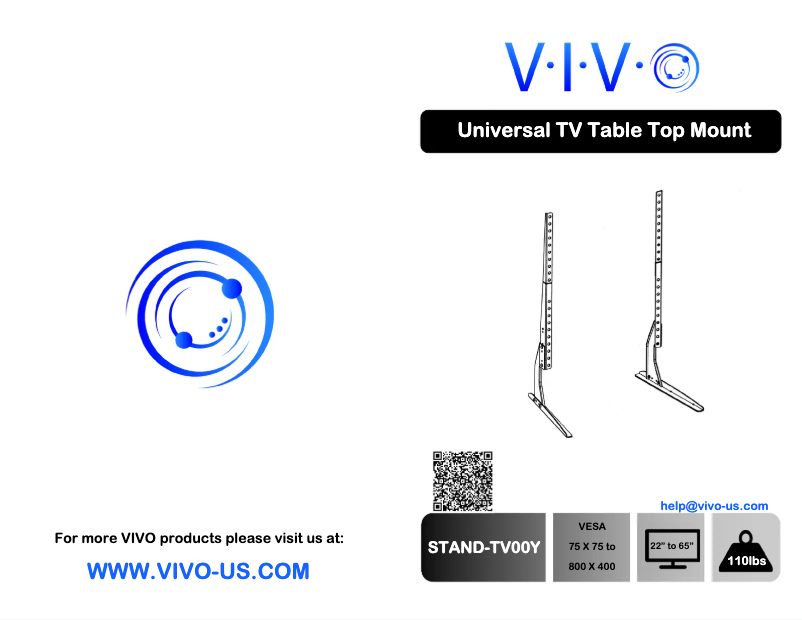 Image de la première page du manuel de l'appareil STAND-TV00Y