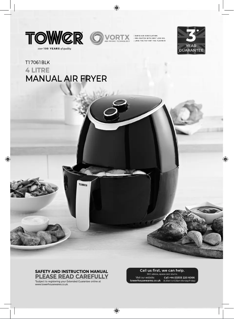 Page 1 de la notice Manuel utilisateur Tower Vortx T17061