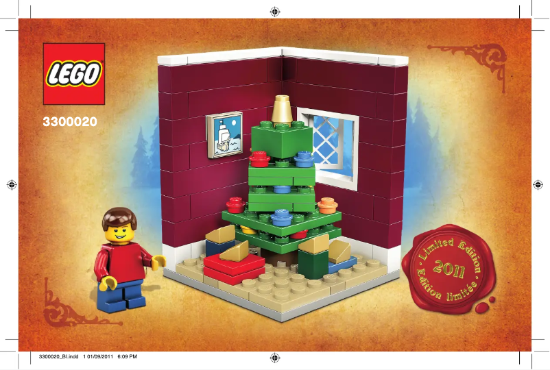 Page 1 de la notice Manuel utilisateur Lego Christmas Tree Scene