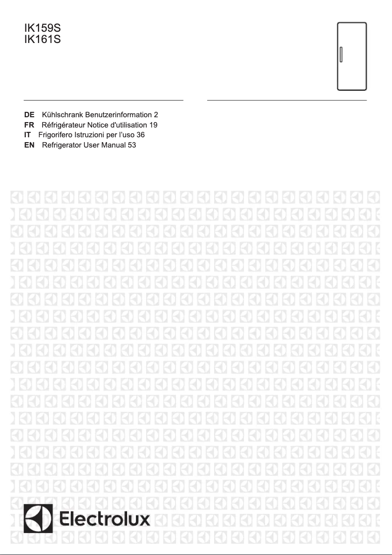 Image de la première page du manuel de l'appareil IK161SR