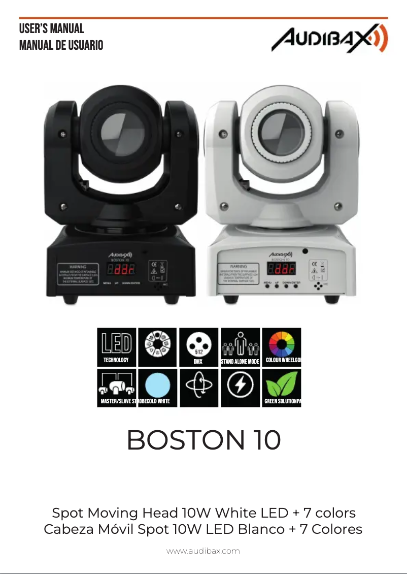 Page n°1 - Manuel utilisateur Audibax Boston 10
