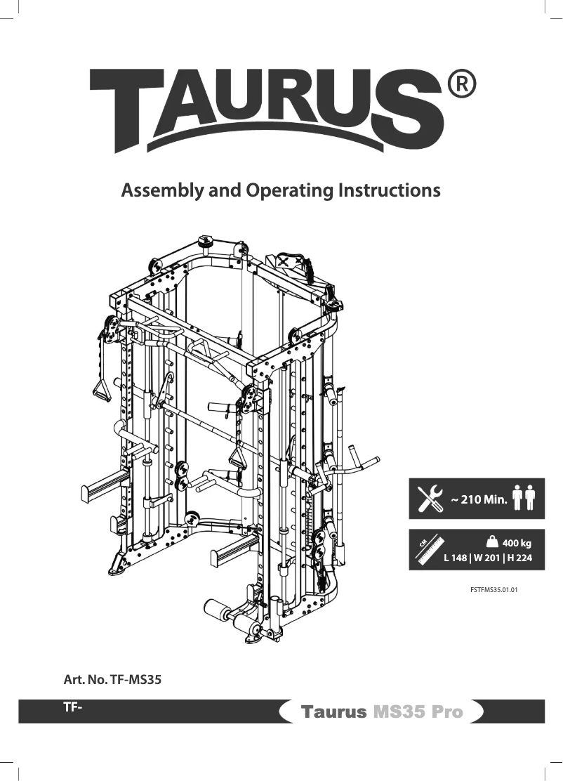 Imagen de la primera página del manual del dispositivo MS35 Pro