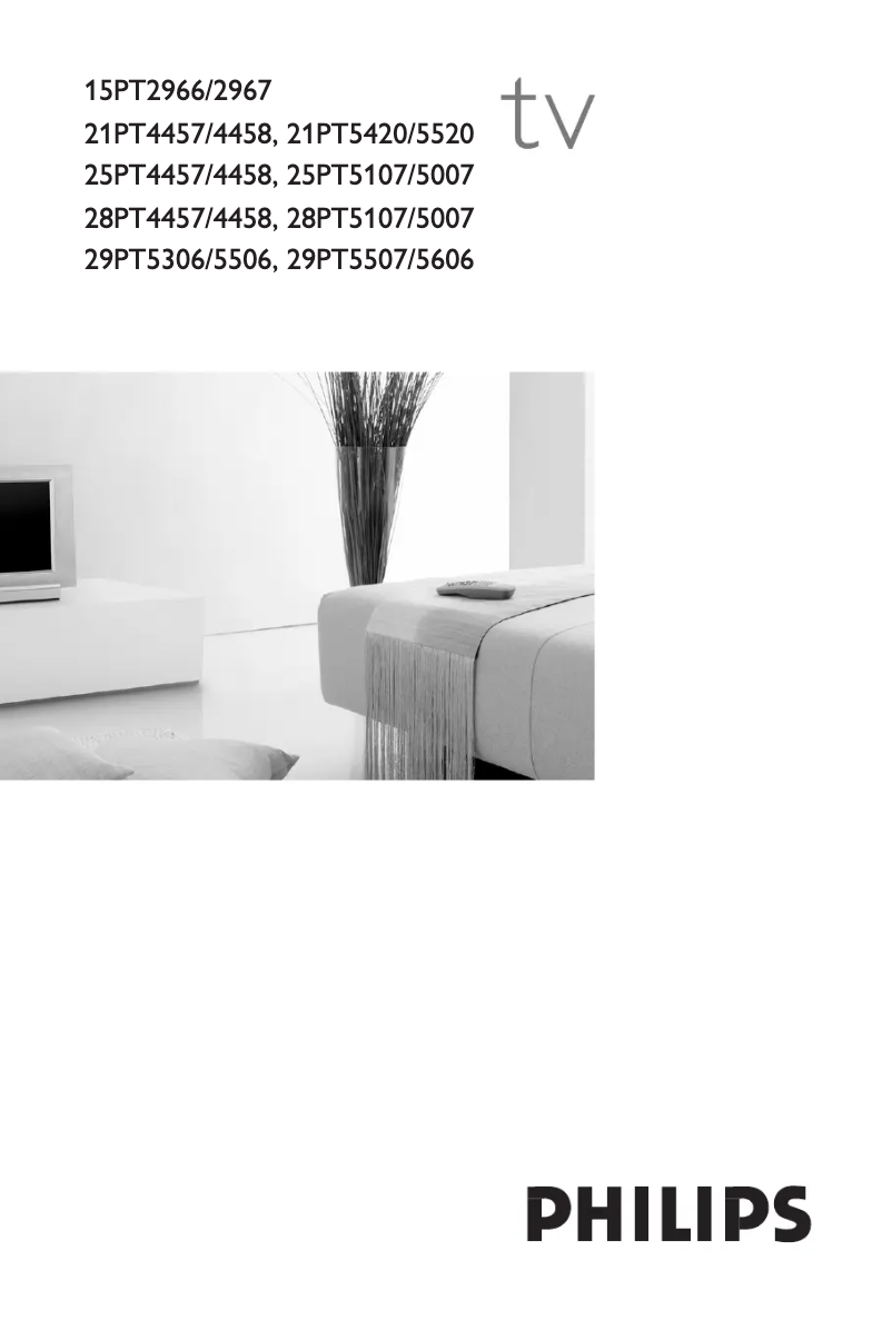 Image de la première page du manuel de l'appareil 25PT4457