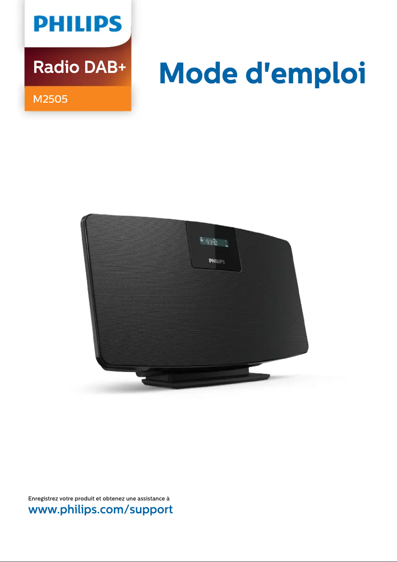 Page 1 de la notice Manuel utilisateur Philips TAM2505