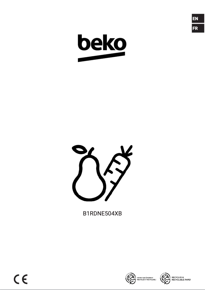 Image de la première page du manuel de l'appareil B1RDNE504XB