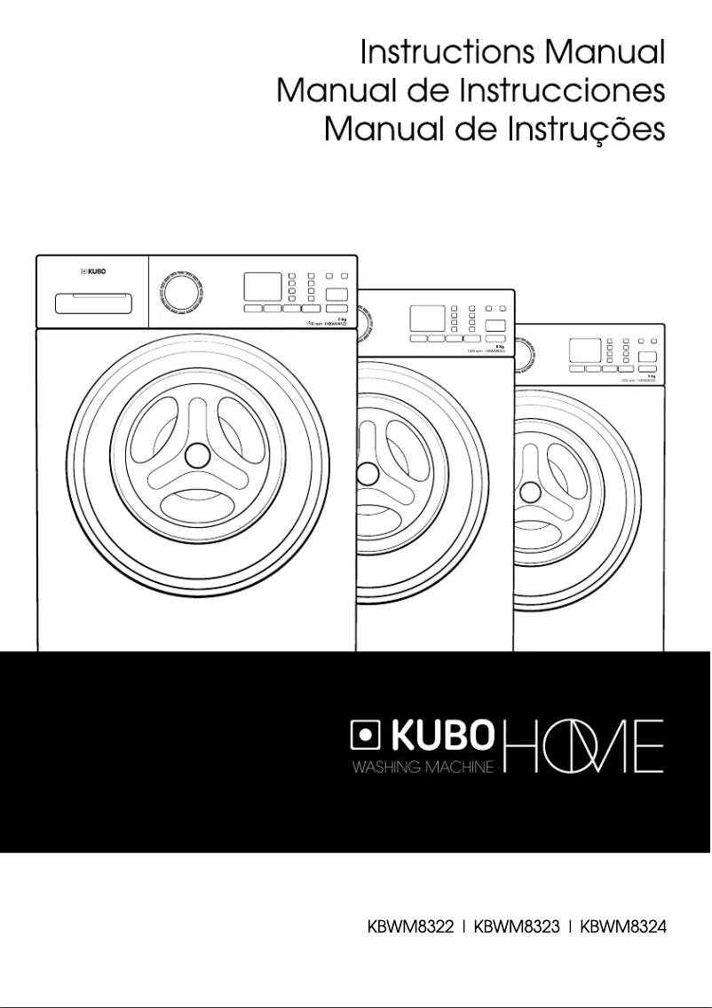 Page 1 de la notice Manuel utilisateur Kubo KBWM8322