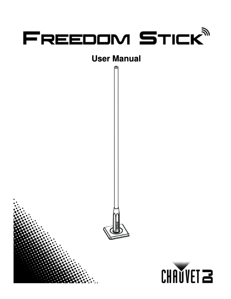 Page n°1 - Manuel utilisateur Chauvet Freedom Stick