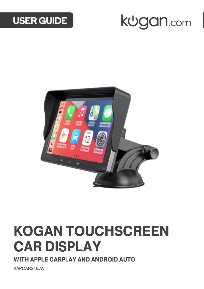 Image de la première page du manuel de l'appareil KAPCARSTE7A