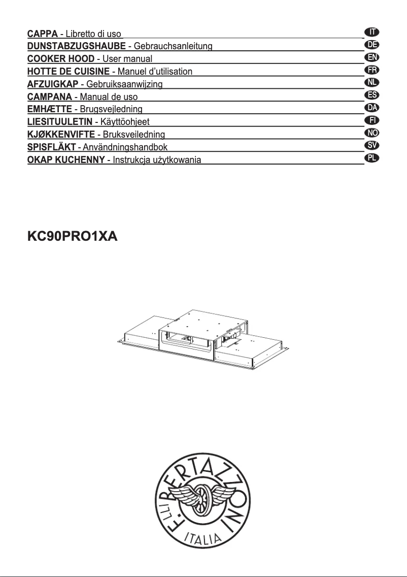 Image de la première page du manuel de l'appareil KC90PRO1XA