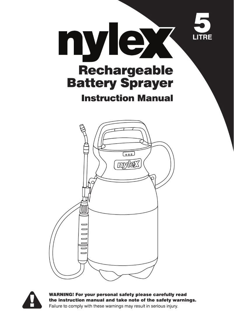 Página 1 del manual Manual de usuario Nylex Rechargeable Battery Sprayer