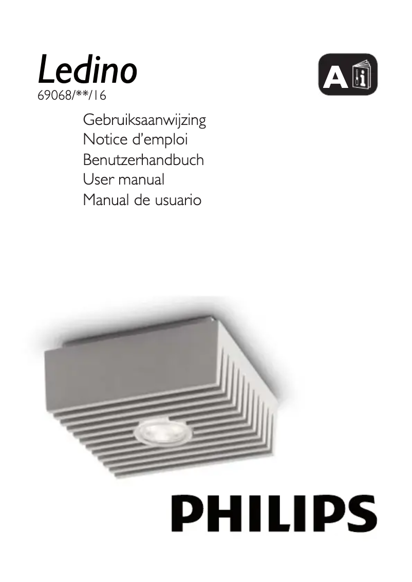 Page 1 de la notice Manuel utilisateur Philips Ledino 690683116