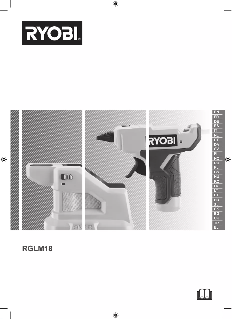 Page 1 de la notice Manuel utilisateur RYOBI One+ RGLM18