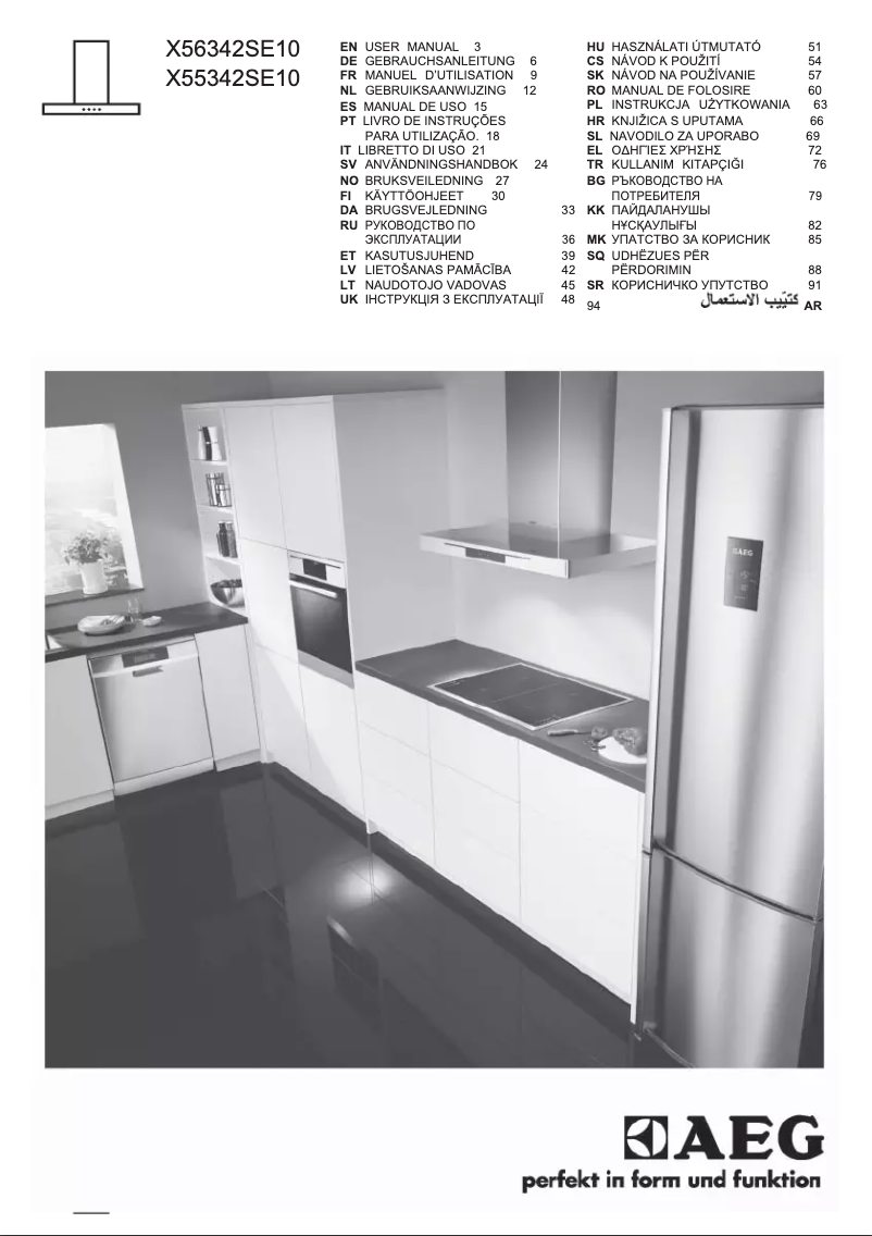 Image de la première page du manuel de l'appareil X55342SE10