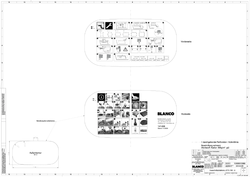 Page n°1 - Manuel utilisateur BLANCO JOTA 160-U