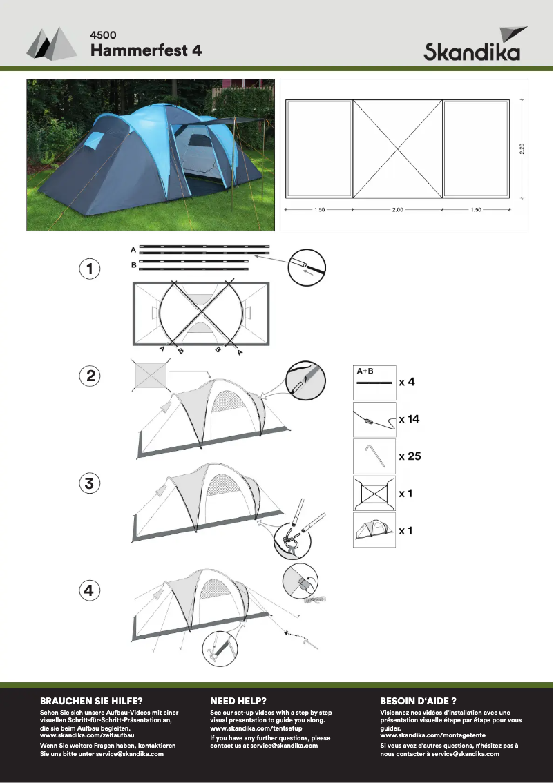 Page 1 of the manual User Manual Skandika Hammerfest 4